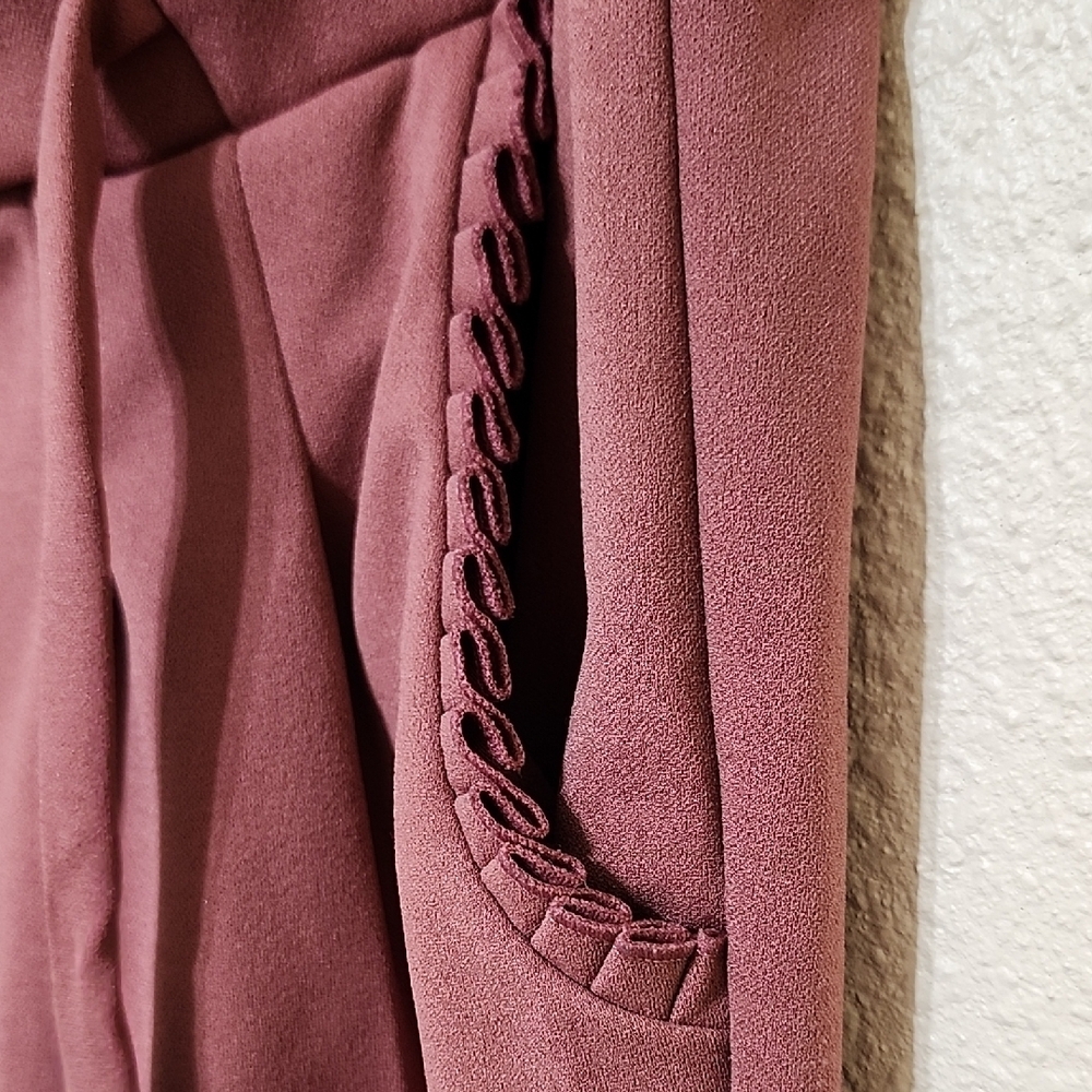 Soho Apparel Pink High-Waisted Trousers with Relaxed Fit - Picture 4 of 11